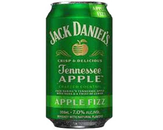 Order Jack Daniel's Ready to Drink Apple Fizz Can 12 fl oz 7% food online from Pit Stop Liquor Mart store, El Monte on bringmethat.com