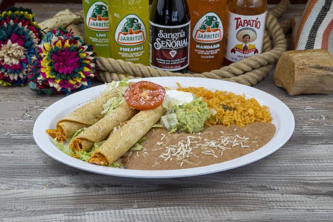 Order Taquitos Plate food online from Don Chillitos Mexican Grill store, Aloha on bringmethat.com