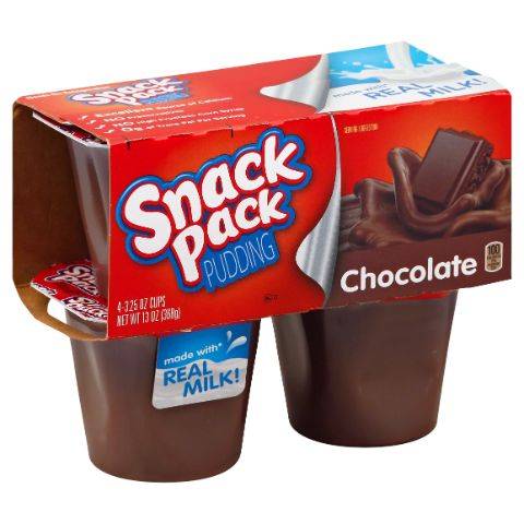 Order Hunt Snack Pudding Chocolate 4 Pack 3.25oz food online from 7-Eleven store, Lakewood on bringmethat.com
