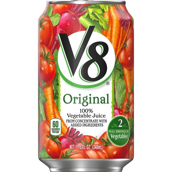 Order V8 Vegetable Juice Can food online from Deerings Market store, Traverse City on bringmethat.com
