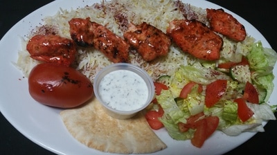 Order Tandoori Chicken Kabab Plate food online from Kabab King store, Phoenix on bringmethat.com