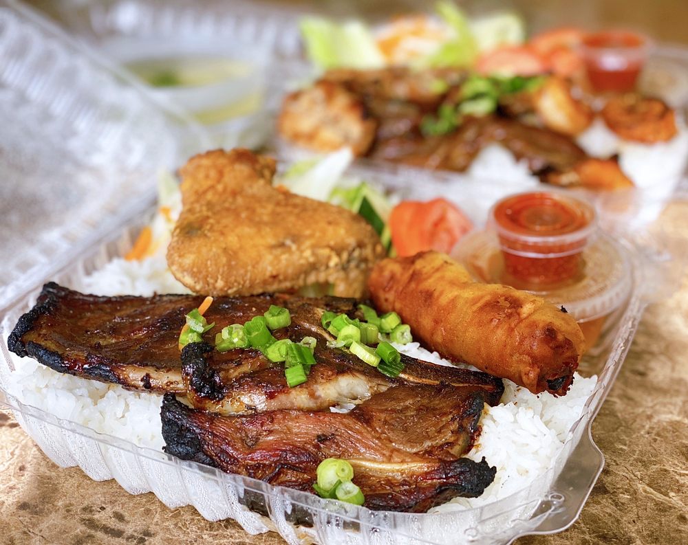 Order 20. Combo Rice Plate for 2 food online from Pho Nation store, Newark on bringmethat.com