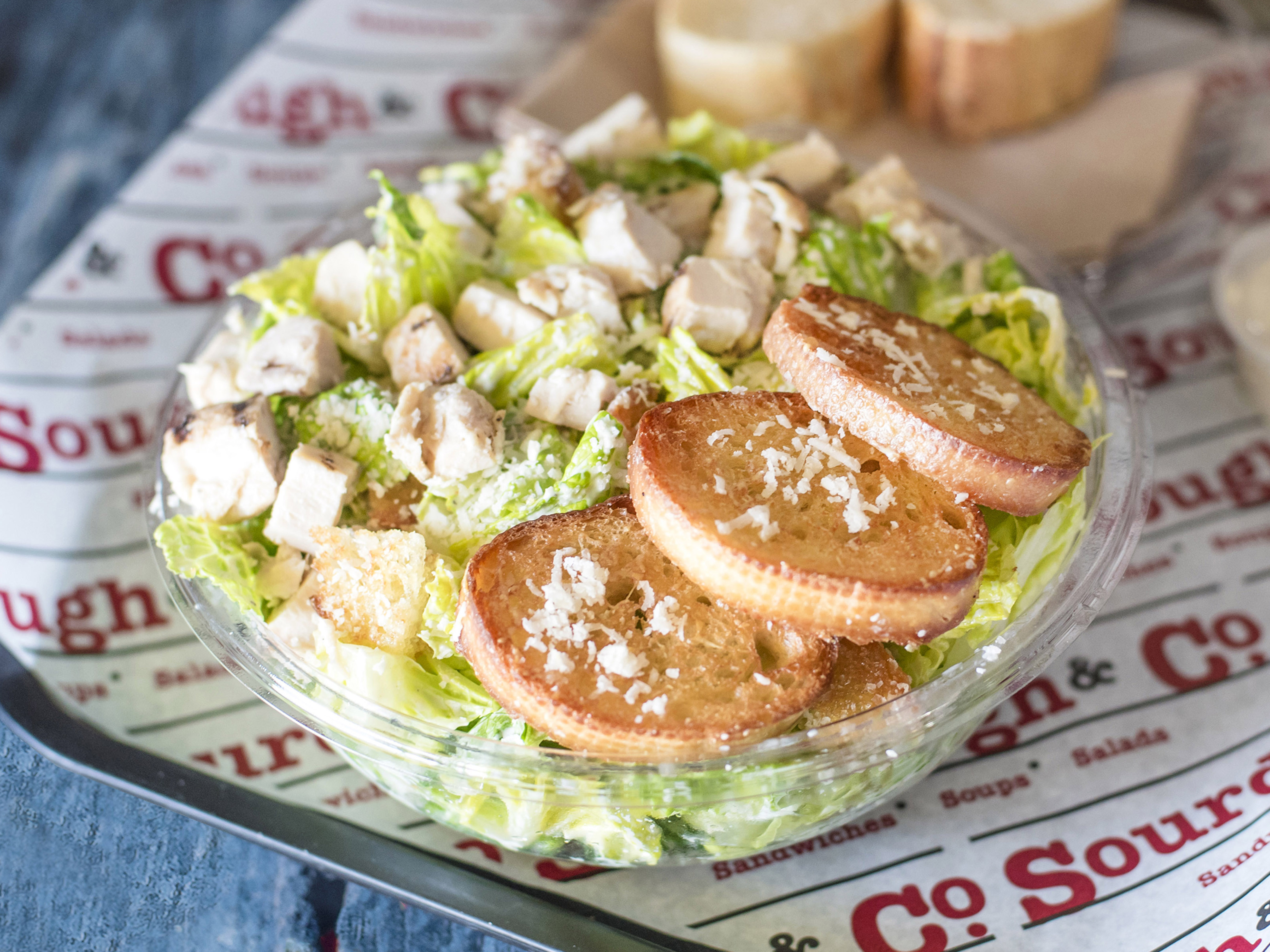 Order Grilled Chicken Caesar Salad food online from Sourdough & Co. store, Fairfield on bringmethat.com