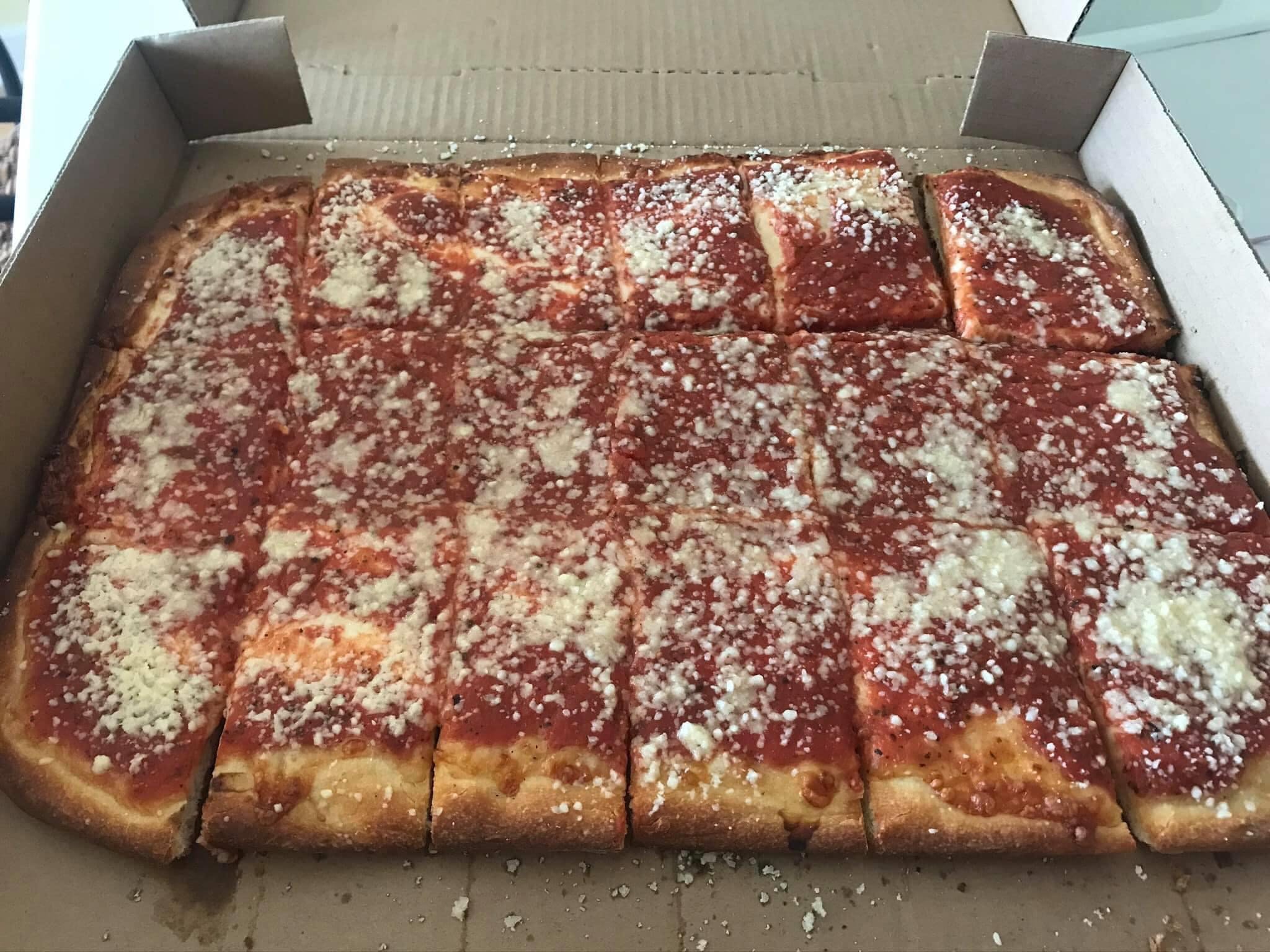 Order Thin Sicilian Pizza - Pizza food online from Cheap Seats Tavern 2 store, Bluffton on bringmethat.com