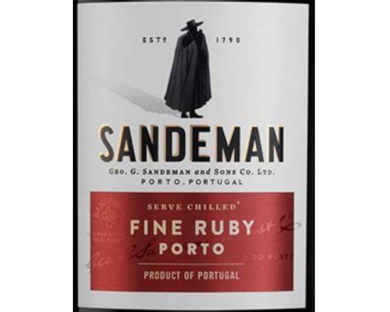 Order Sandeman, Fine Ruby Porto · 750 mL food online from House Of Wine store, New Rochelle on bringmethat.com