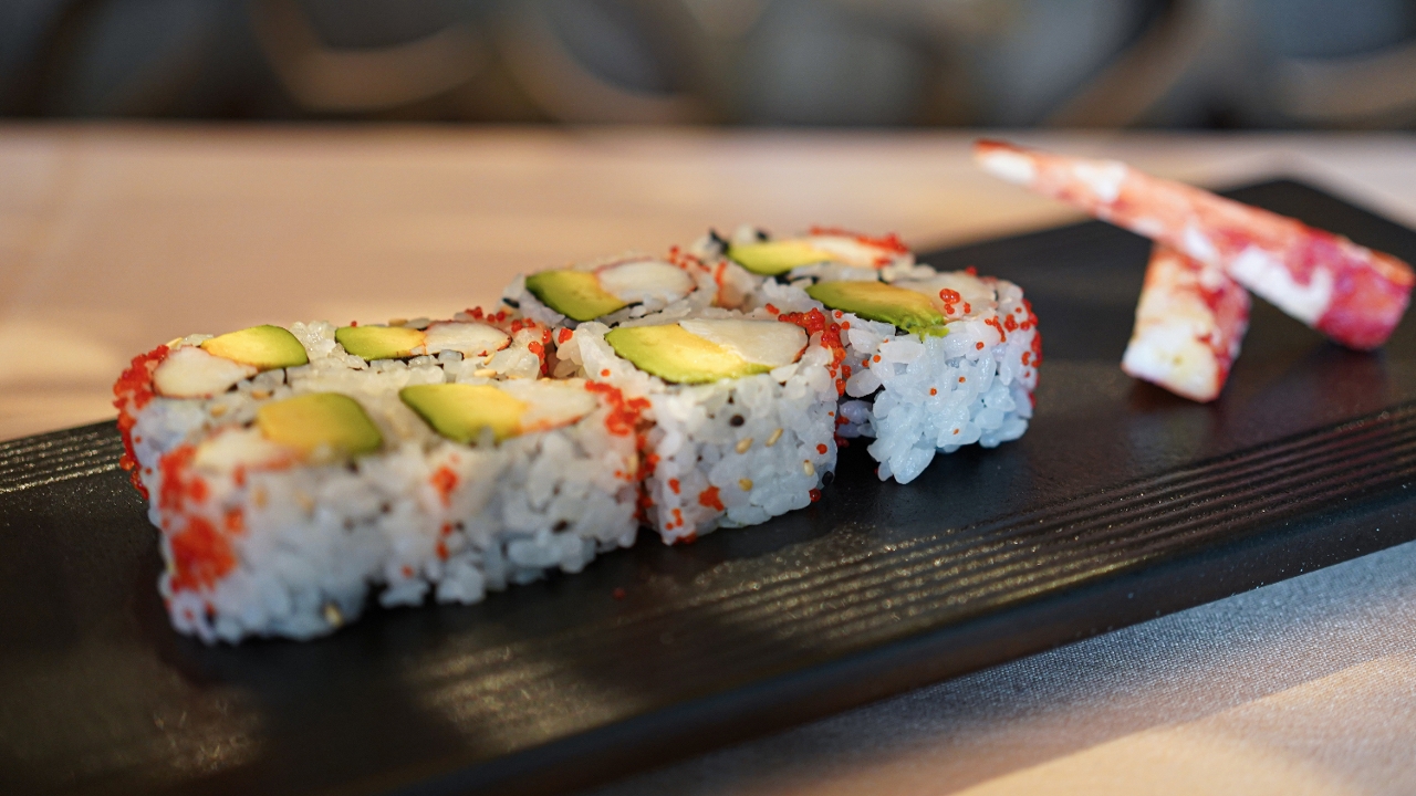 Order King Crab Avocado Roll food online from MoCA Asian Bistro - Queens store, Forest Hills on bringmethat.com