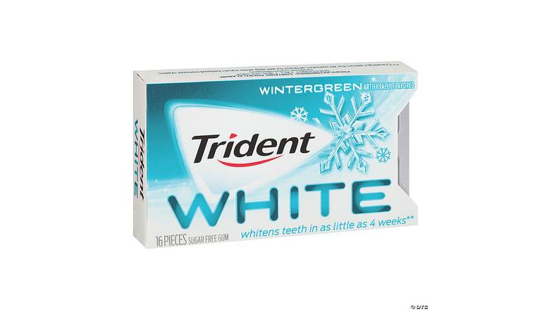 Order Trident white wintergreen sugar free gum food online from Route 7 Food Mart store, Norwalk on bringmethat.com