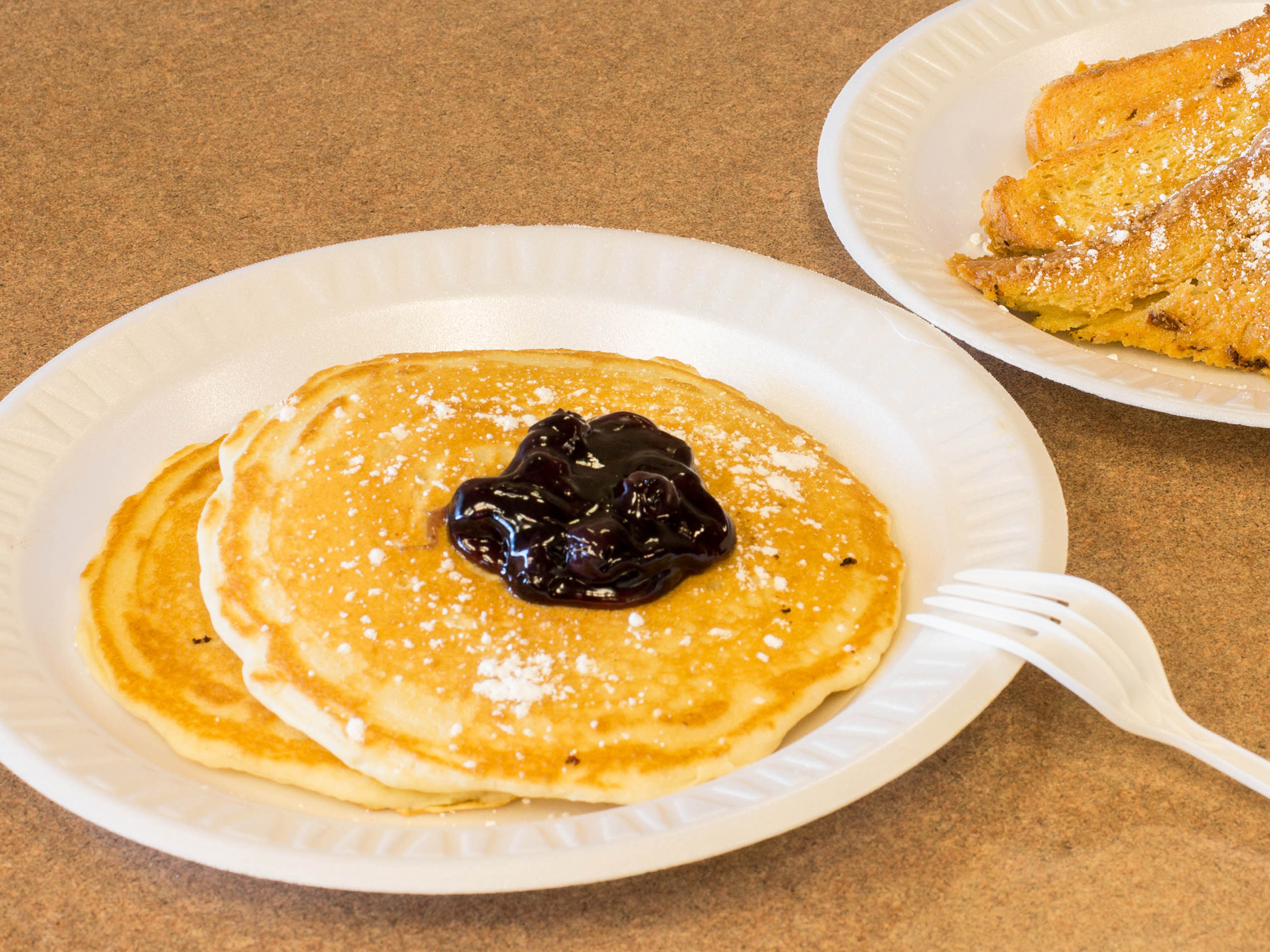 Order Blueberry Pancakes food online from Hot Bagels Abroad store, Clifton on bringmethat.com