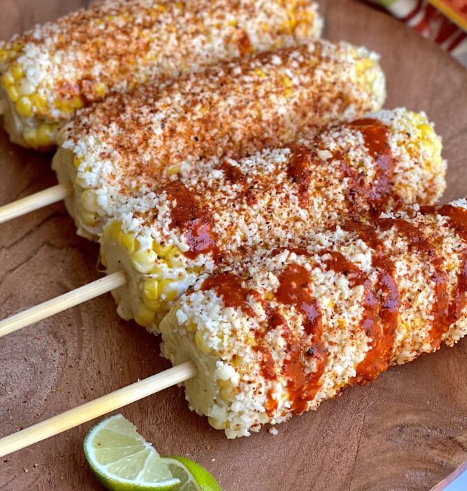 Order  (NEW) MEXICAN STREET CORN food online from Michoacan Mexican Restaurant store, Durham on bringmethat.com