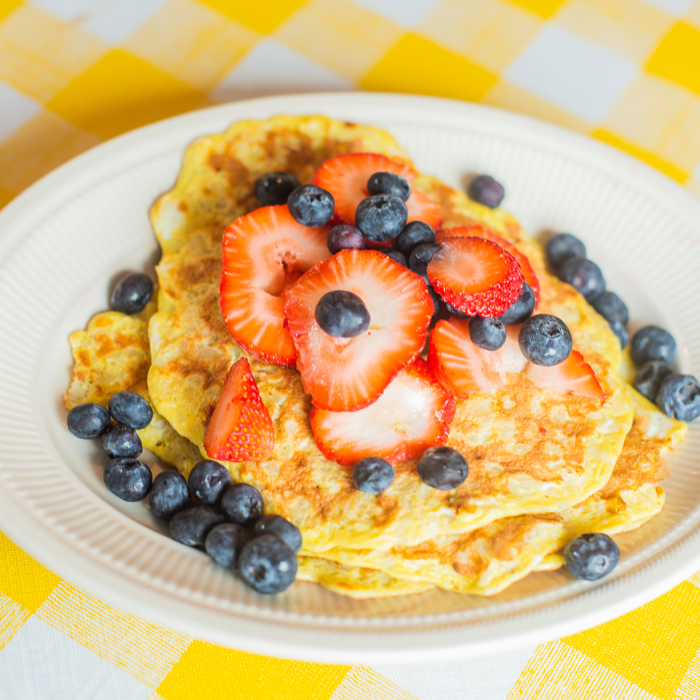 Order Gluten-Free pancakes food online from The Breakfast Spot store, Queens on bringmethat.com