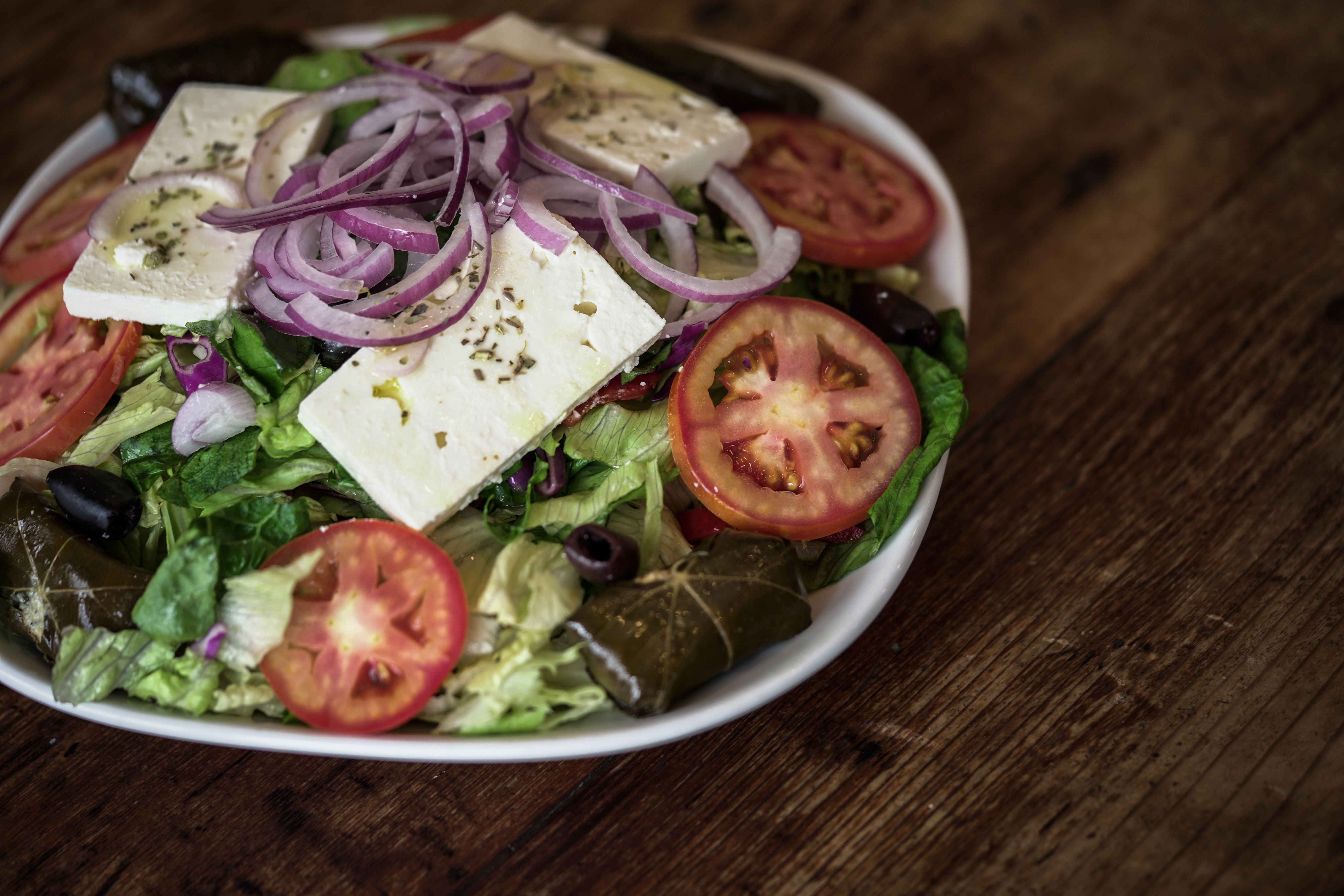 Order Greek Salad food online from The Chicken Shack store, Rego Park on bringmethat.com