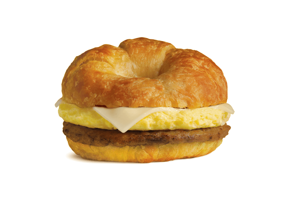 Order Croissant Sausage Egg & Cheese food online from Wawa store, Holmes on bringmethat.com