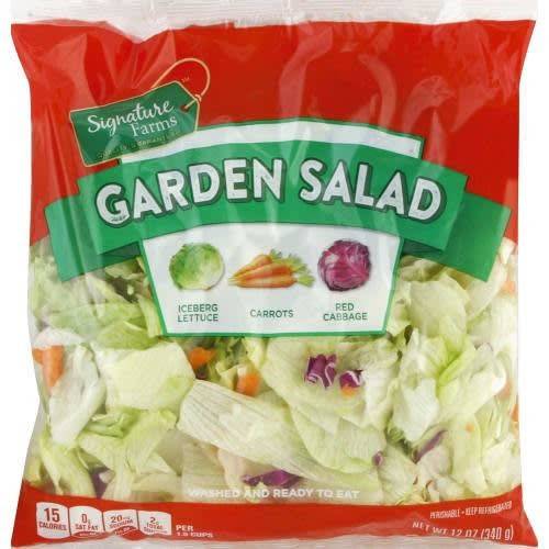 Order Signature Farms · Garden Salad (12 oz) food online from Albertsons Express store, Alexandria on bringmethat.com