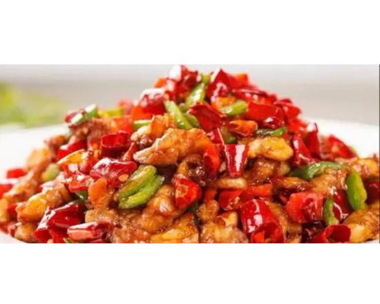 Order #Diced Chicken with Chili and Pepper辣子鸡 food online from Beijing Noodle House 同顺面馆 store, Lake Forest on bringmethat.com