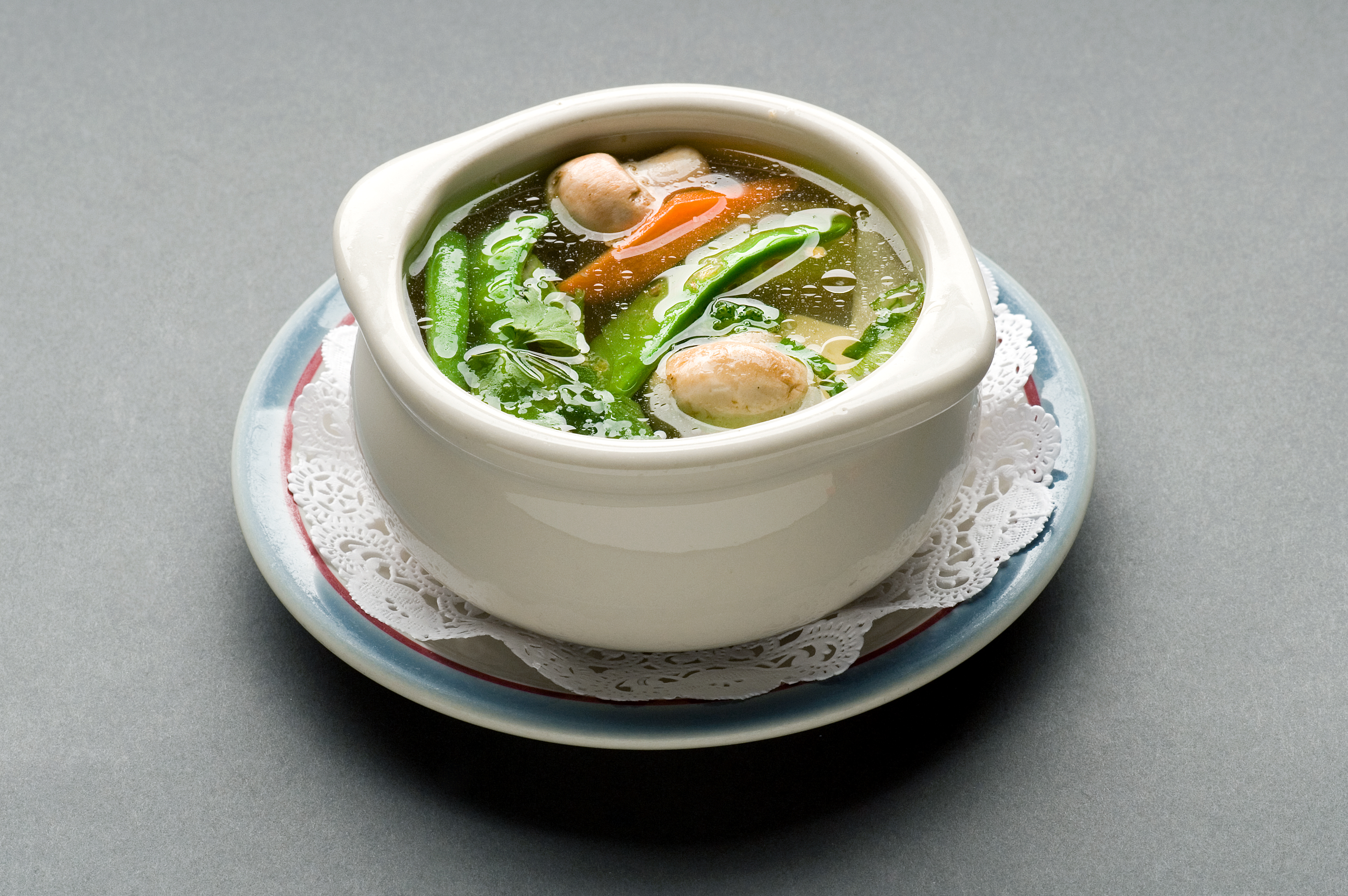 Order Tofu and Vegetables Soup food online from Orchid Thai Restaurant & Bar store, Falmouth on bringmethat.com