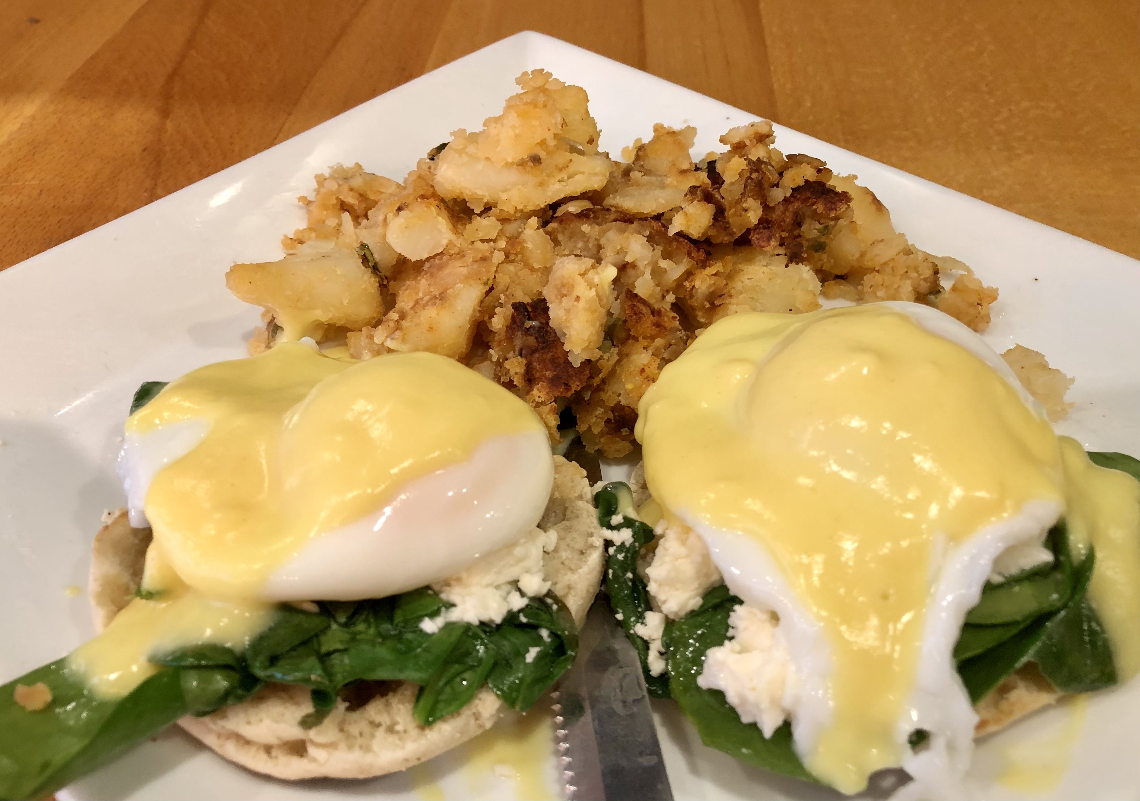 Order Florentine Benedict food online from South Slope Eatery store, Brooklyn on bringmethat.com