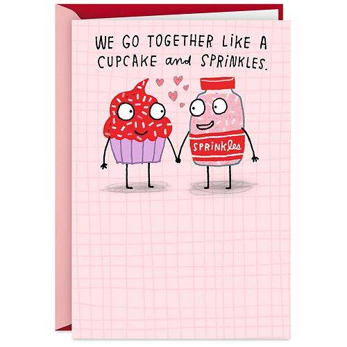 Order Shoebox Funny Valentine's Day Card for Significant Other (Cupcake and Sprinkles) S36 - 1.0 ea food online from Walgreens store, Camden on bringmethat.com