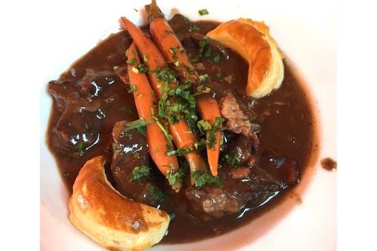 Order Boeuf Bourguignon food online from Chou Chou French Bistro store, San Francisco on bringmethat.com