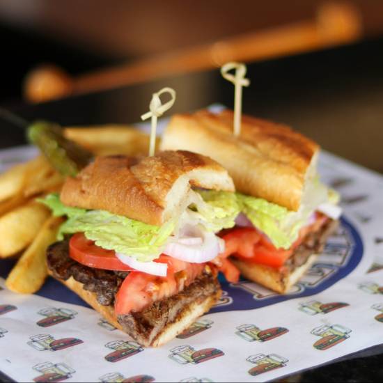 Order Steak Sandwich food online from Burgers & Beer store, El Centro on bringmethat.com