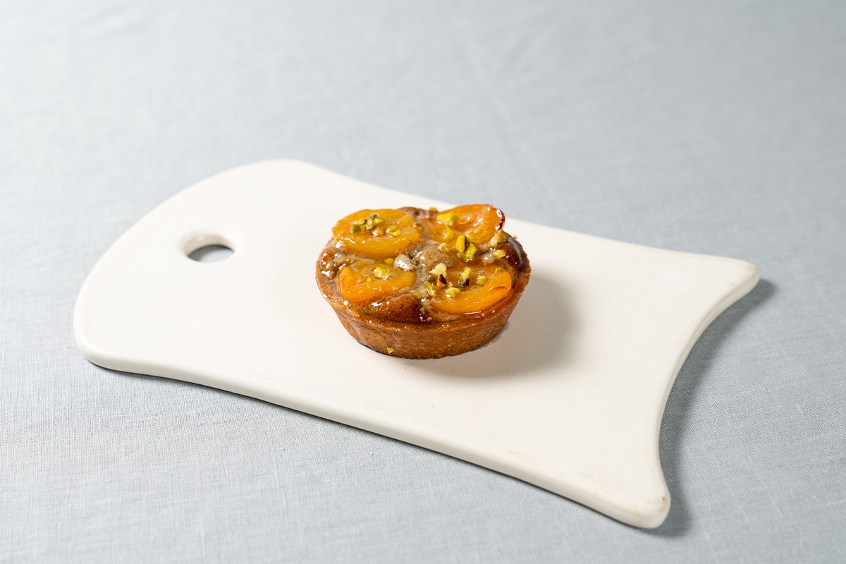 Order Apricot Pistachio Tart Small food online from Le Pain Quotidien store, Philadelphia on bringmethat.com