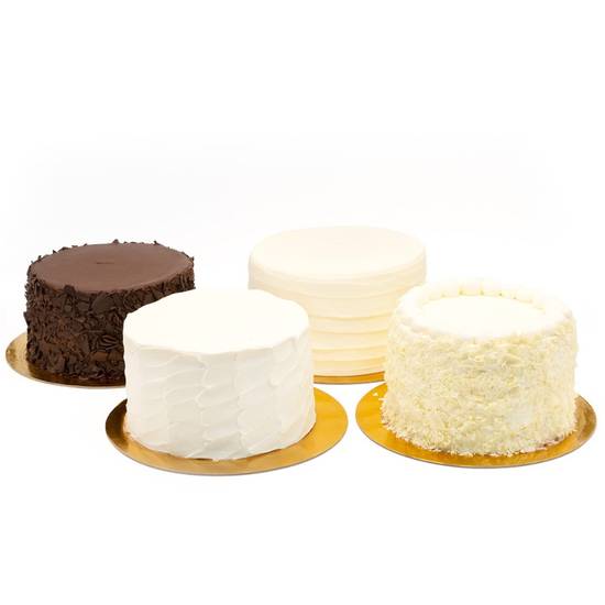 Order 6" Round Cake food online from Layer Cake Bakery Cafe store, Irvine on bringmethat.com
