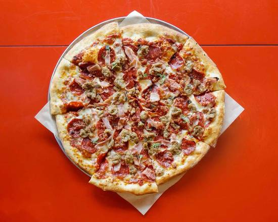 Order 14'' Large Zcarnivore Meat Pizza food online from Zpizza store, San Diego on bringmethat.com