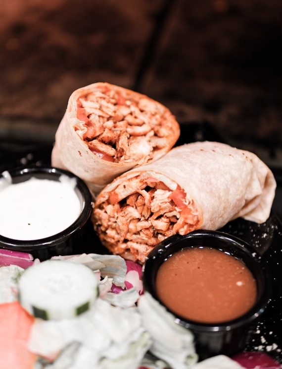 Order Buffalo Chicken Wrap food online from Downtown Cafe store, Glen Cove on bringmethat.com