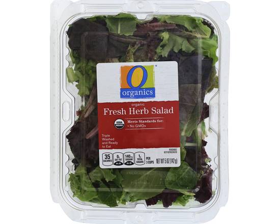 Order O Organics · Fresh Herb Salad (5 oz) food online from Albertsons Express store, Fort Worth on bringmethat.com