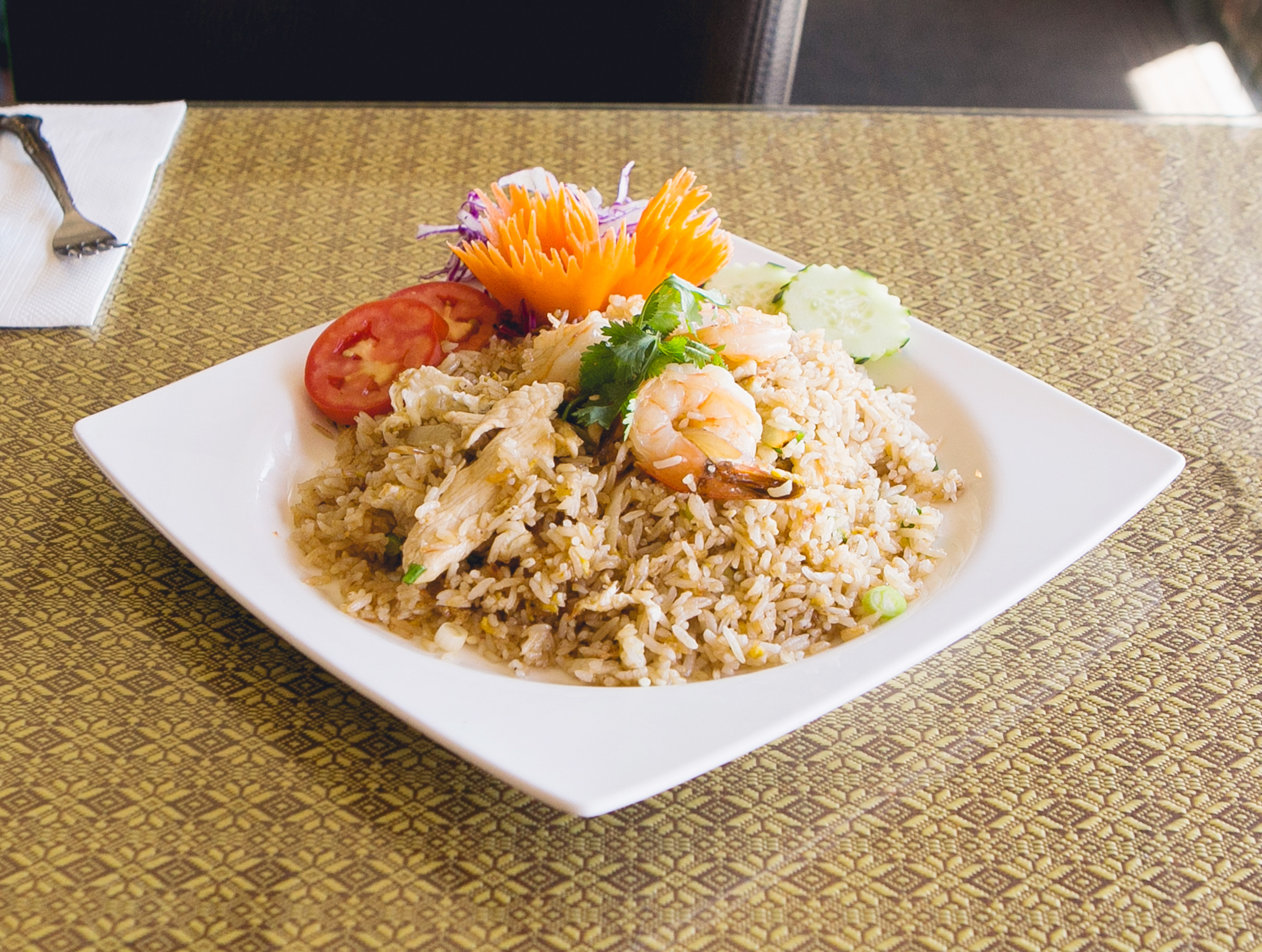 Order Combination Fried Rice food online from Jazz Melody Thai BBQ store, Bellflower on bringmethat.com