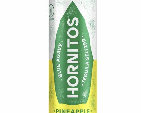 Order Hornitos Cocktails Pineapple Tequila Seltzer, 4pk 12oz cans (5.0% ABV) food online from Cold Spring Liquor store, Liberty Hill on bringmethat.com