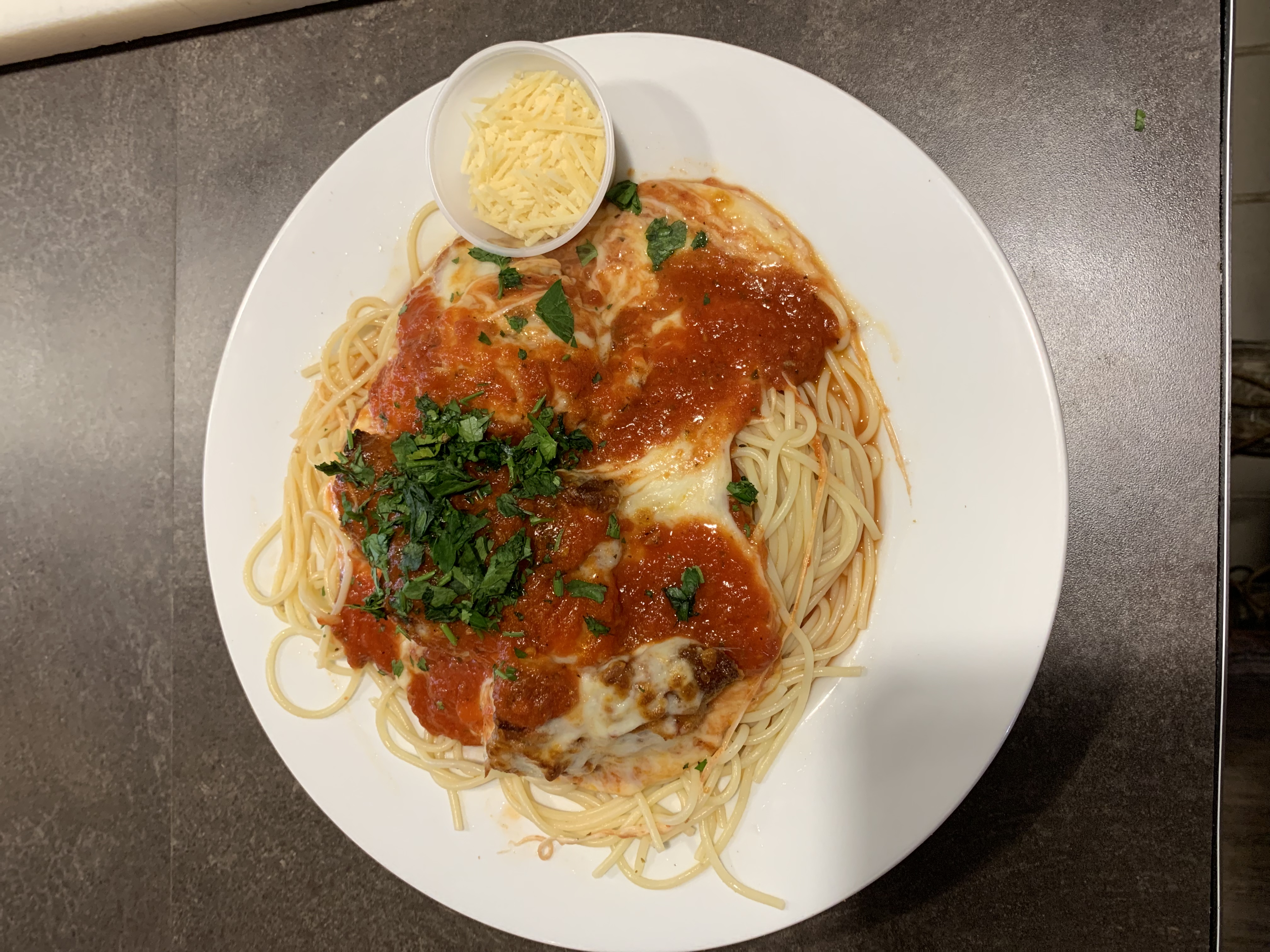 Order Chicken Parmigiana food online from Napolitano's Brooklyn Pizza store, Providence on bringmethat.com