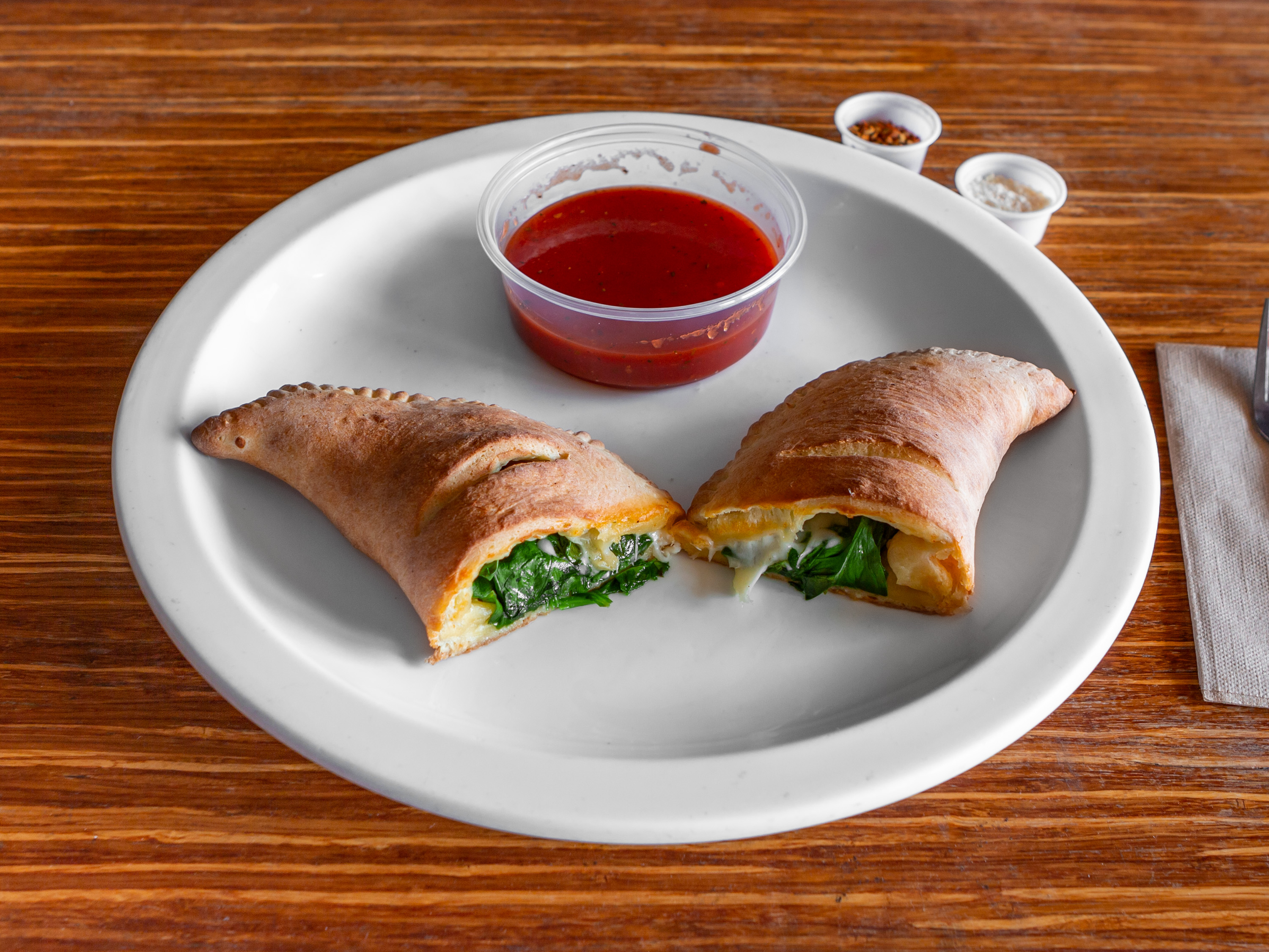 Order Egg Calzone food online from Pastalini store, San Diego on bringmethat.com