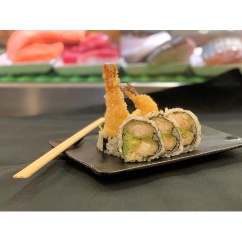 Order Shrimp Tempura Roll food online from Ginza Japanese Cuisine store, Bloomfield on bringmethat.com