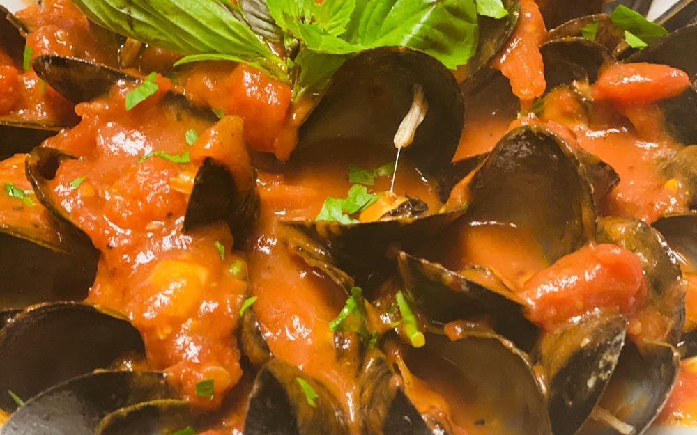 Order Mussels Marinara - Entree food online from Panatieri Pizza & Pasta store, Bound Brook on bringmethat.com