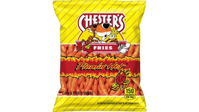 Order Chesters Flamin' Hot Fries Snacks 5.25 Oz food online from Valero Food Mart store, Murrayville on bringmethat.com