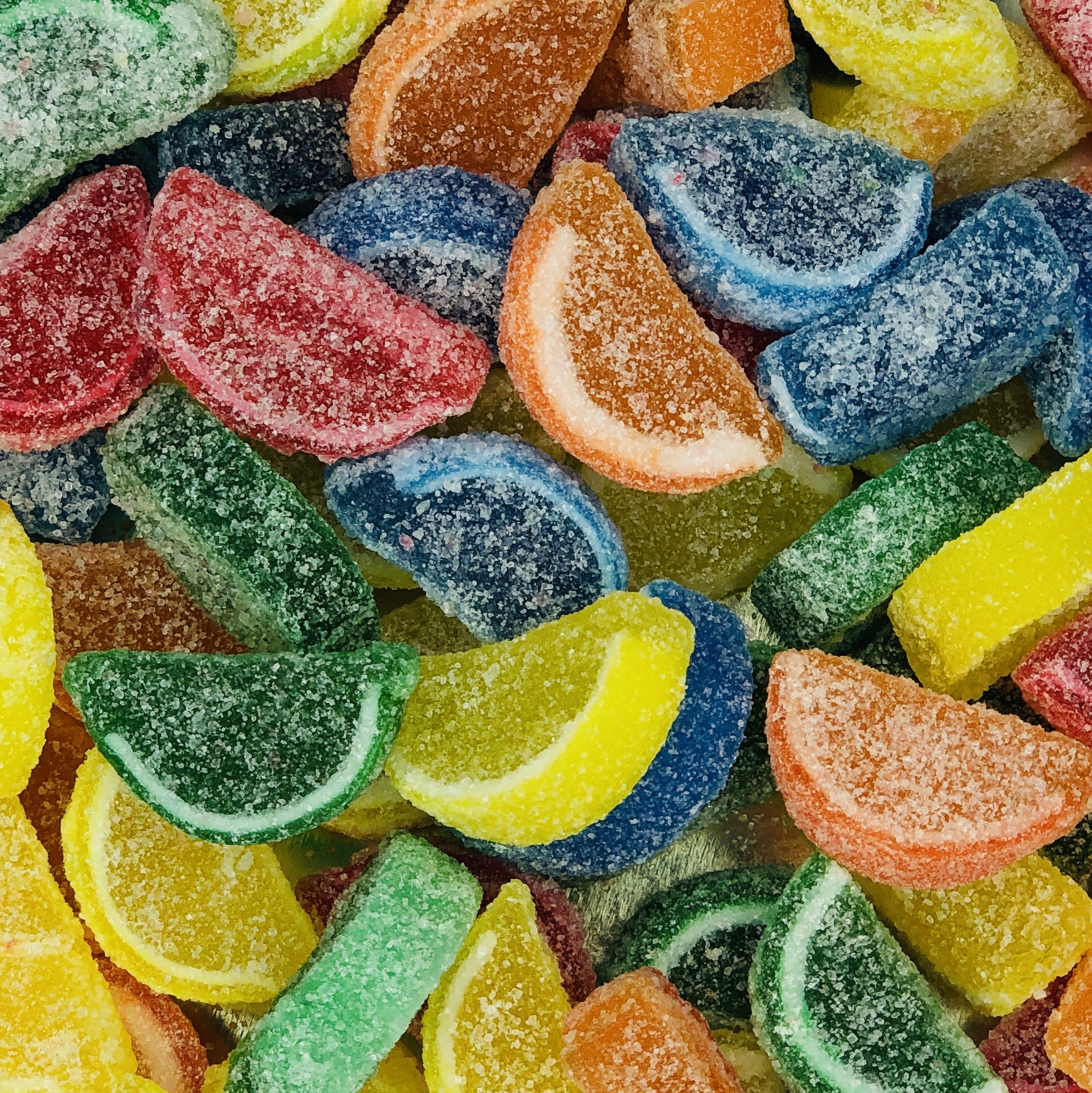 Order Mini Assorted Fruit Slices Bulk Candy food online from Naper Nuts & Sweets store, Naperville on bringmethat.com