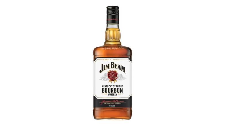 Order Jim Beam Bourbon Whiskey food online from Waldi Discount Liquor store, Ansonia on bringmethat.com