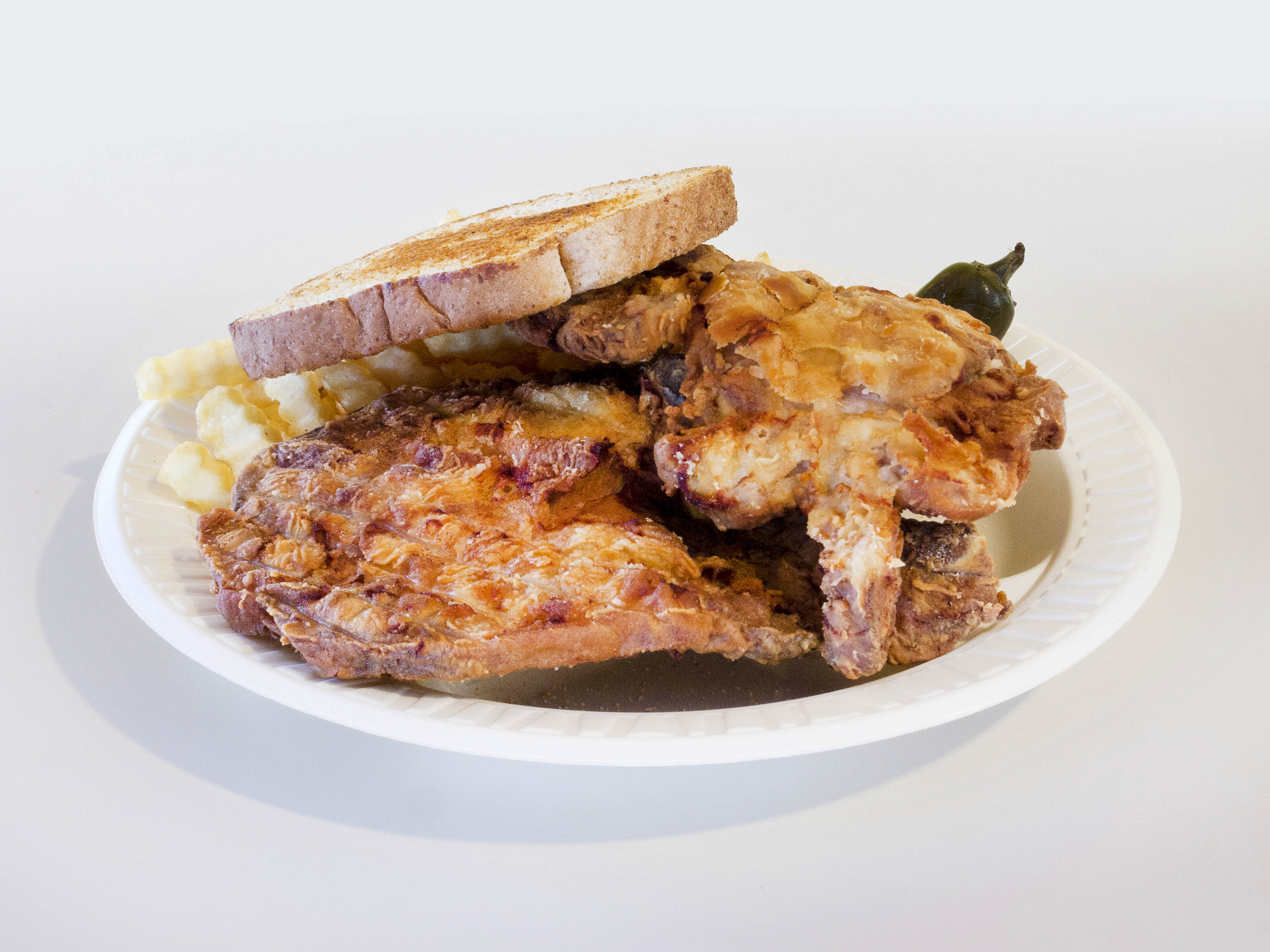 Order 2 Fried Pork Chops food online from Masons Chicken & Seafood store, Desoto on bringmethat.com