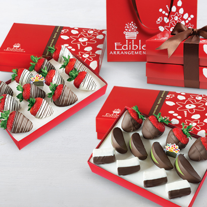 Order Swizzle Berries and Chocolate Dipped Mixed Fruit Bundle food online from Edible Arrangements store, Delran on bringmethat.com