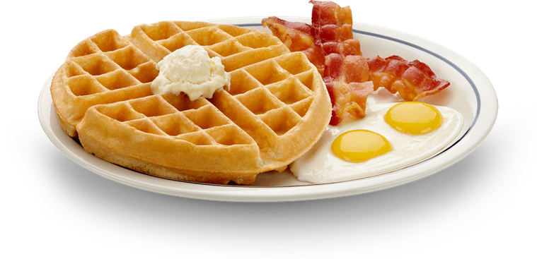 Order Waffle Combo food online from Old Mill Cafe store, Modesto on bringmethat.com