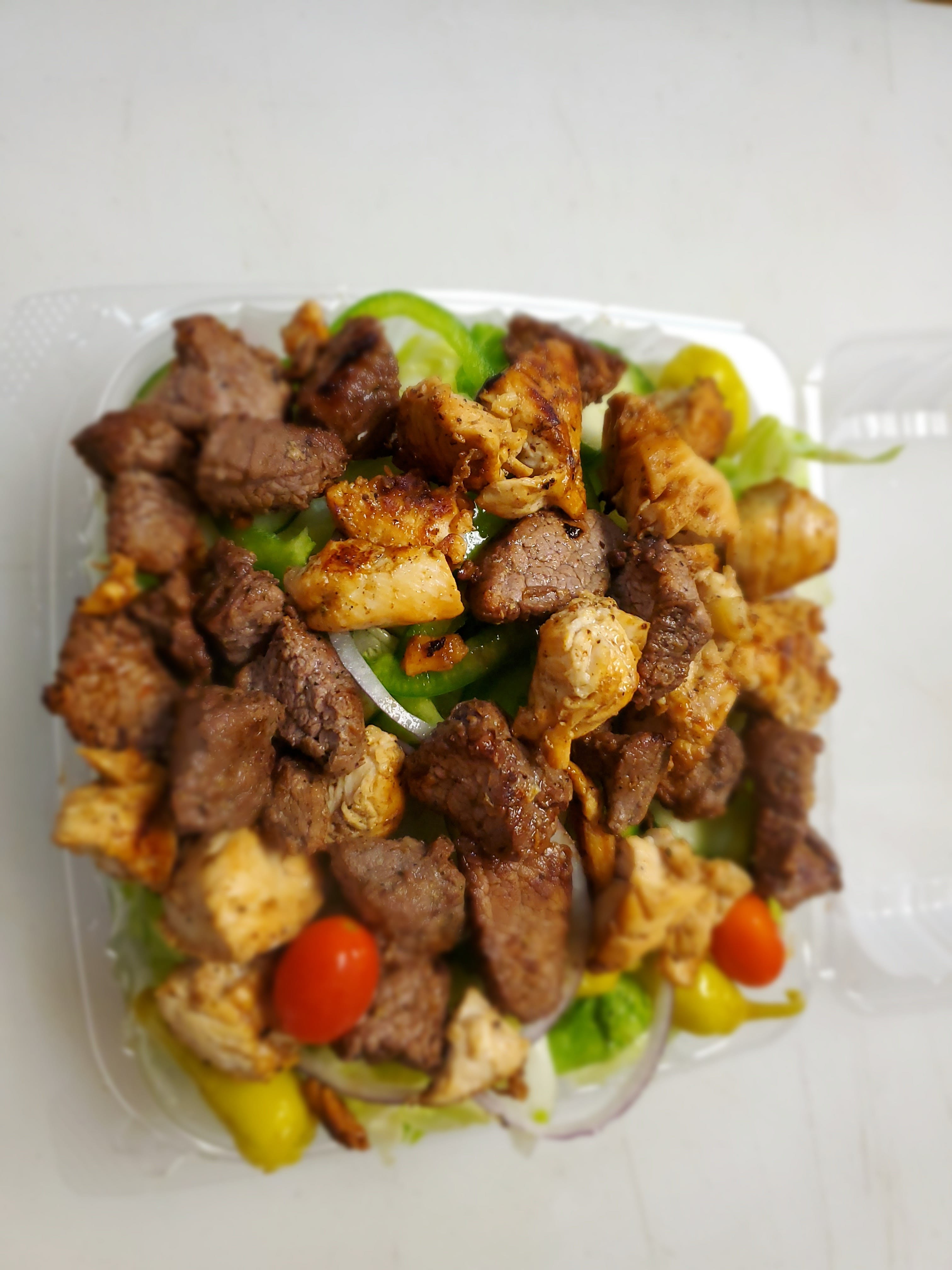 Order Tossed Salad - Salad food online from Apollon Roast Beef & Pizza store, Attleboro on bringmethat.com