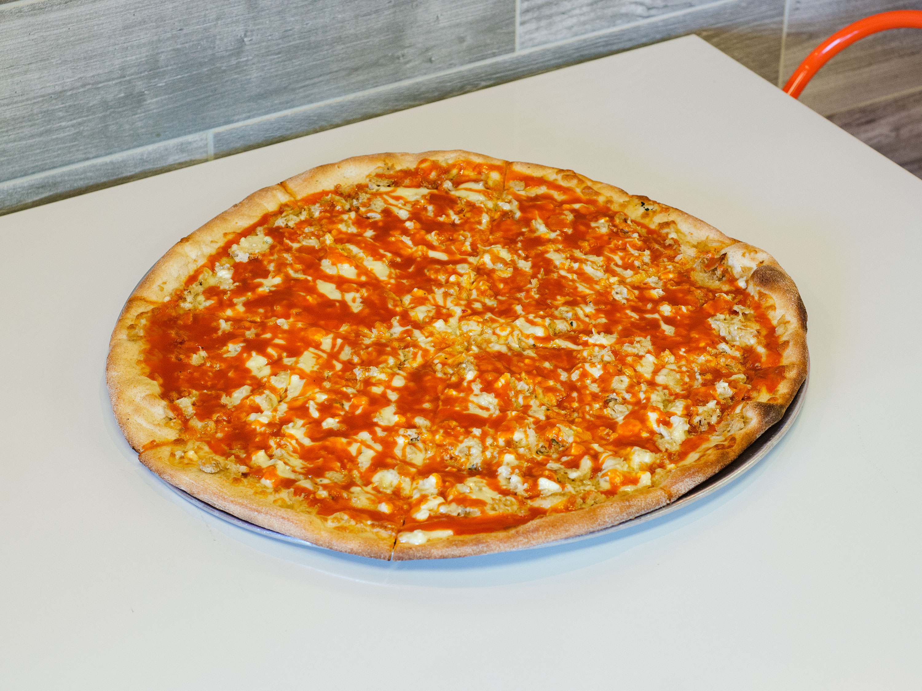 Order Buffalo Chicken Pizza food online from Crust N' Fire store, Voorhees on bringmethat.com