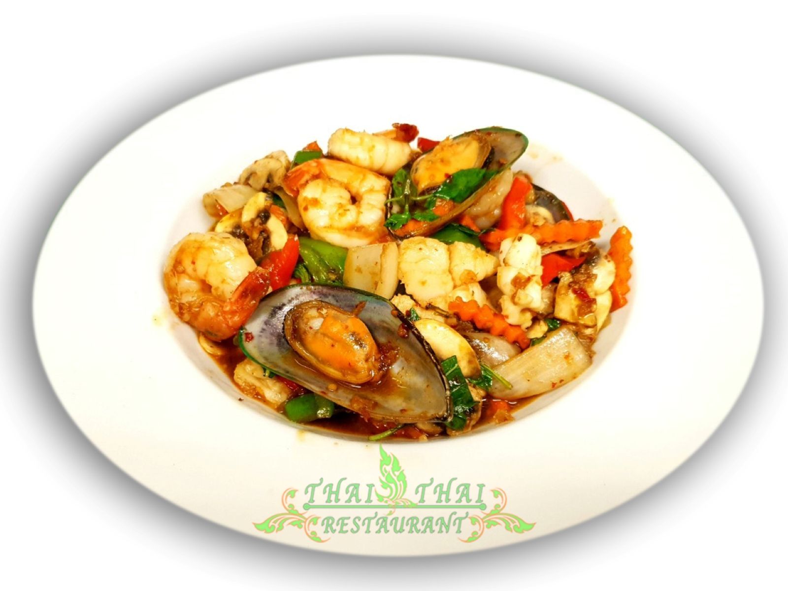 Order Sp1. Ocean Seafood food online from Thai Thai Restaurant store, Fallbrook on bringmethat.com