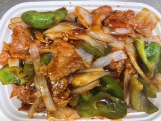 Order 69. Pepper Steak with Onion 青椒牛 food online from China Garden store, Indianapolis on bringmethat.com
