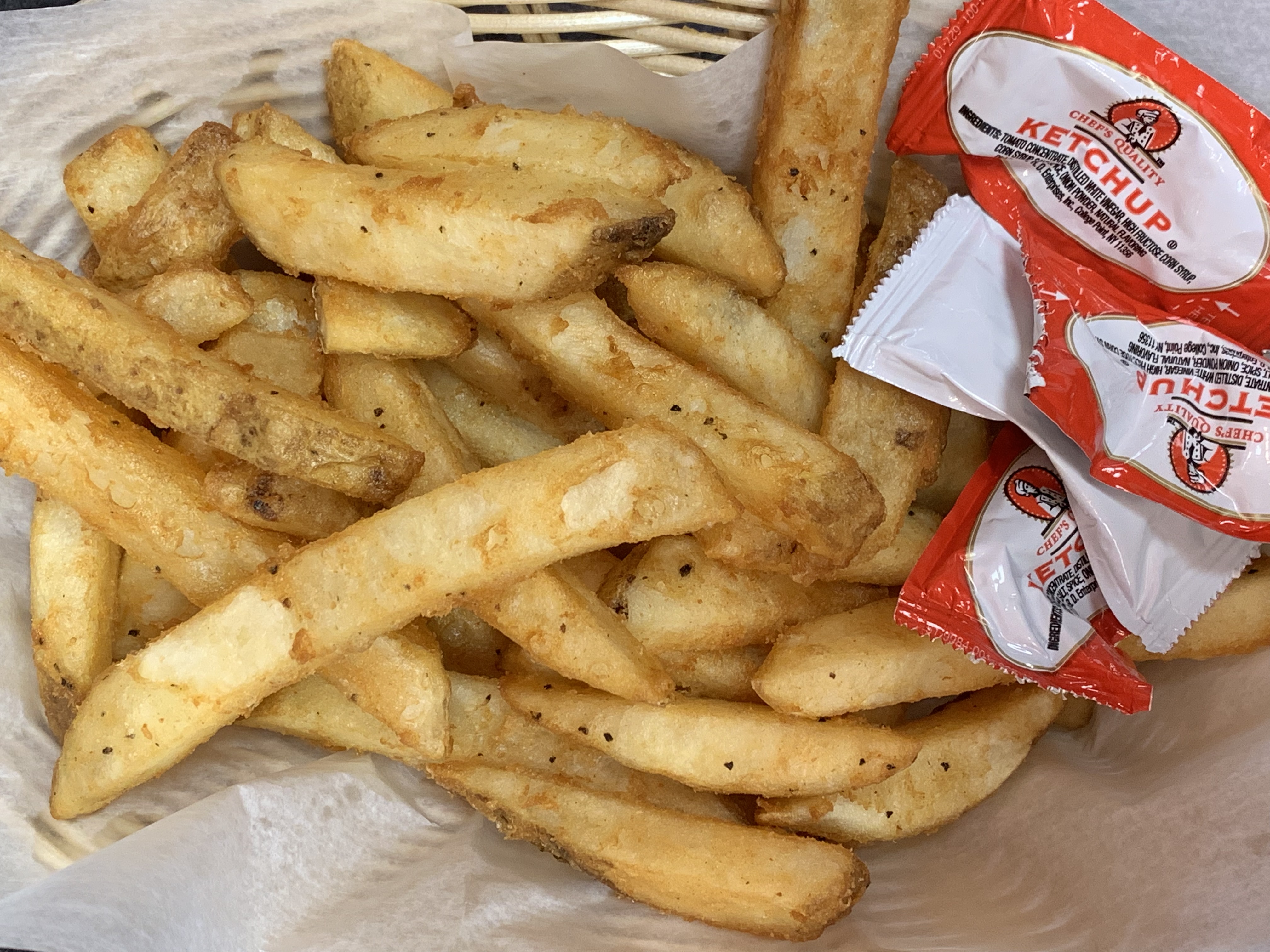 Order French Fries food online from Justina Falafel store, Vauxhall on bringmethat.com