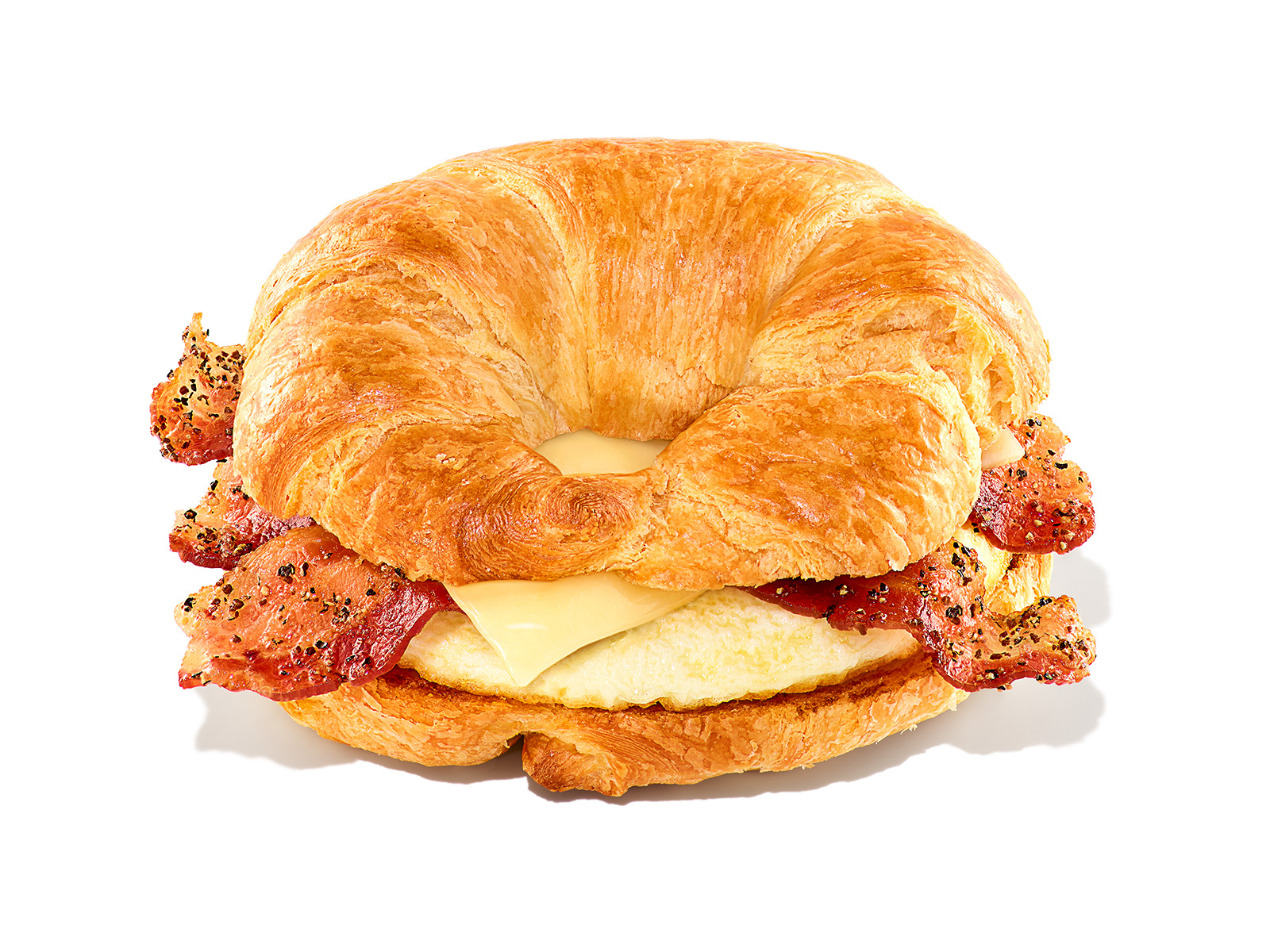 Order Sweet Black Pepper Bacon Sandwich food online from Dunkin store, Clifton on bringmethat.com