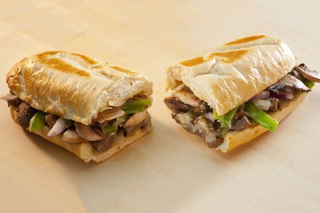 Order Philly Cheese Steak Sandwich food online from Abby's Legendary Pizza store, Wenatchee on bringmethat.com