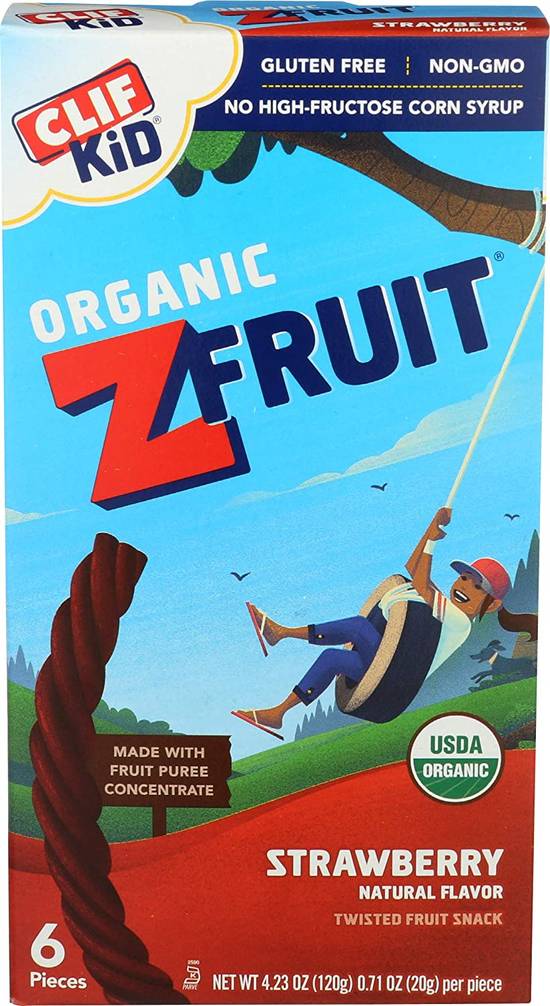 Order Clif Kid Z Fruit Strawberry Natural Flavor food online from Deerings Market store, Traverse City on bringmethat.com