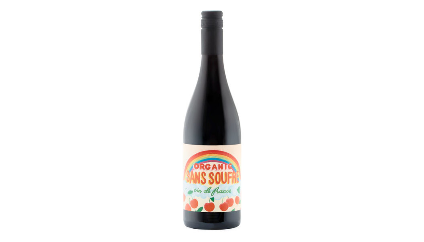 Order Cherries & Rainbows Organic Sans Soufre Red Blend 750ml Bottle food online from Golden Rule Liquor store, West Hollywood on bringmethat.com