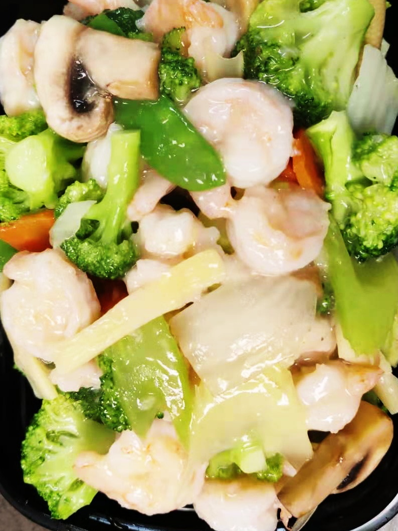 Order 89. Shrimp with Seasonal Vegetables food online from Chang's Chinese Restaurant store, Tuscaloosa on bringmethat.com